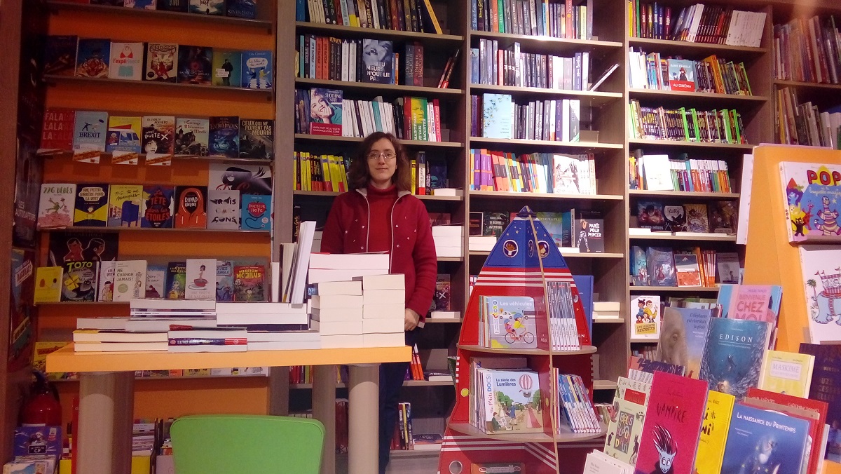 Mélanie Delaporte, libraire